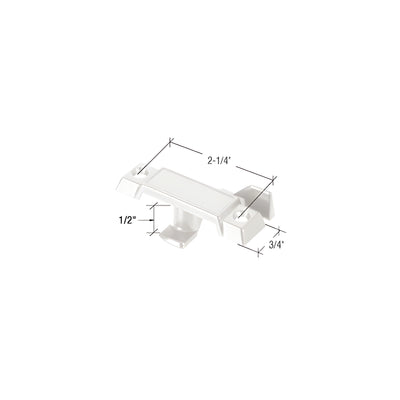 CRL White Sash Lock with 2-1/4" Screw Holes for Acorn Windows