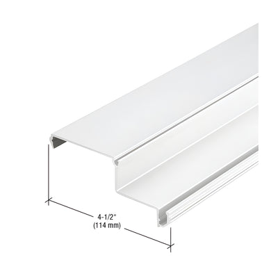 CRL-U.S. Aluminum White KYNAR® Paint Sill Insert for 1" Glazing - 24'-2"