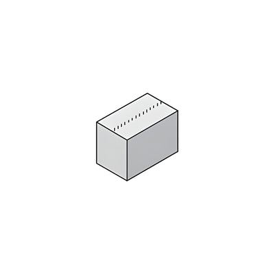 CRL-U.S. Aluminum Baffle for PW614 Deep Pocket Spandrel Adaptor Use With PW615 Pocket Reducer- 100/Pk