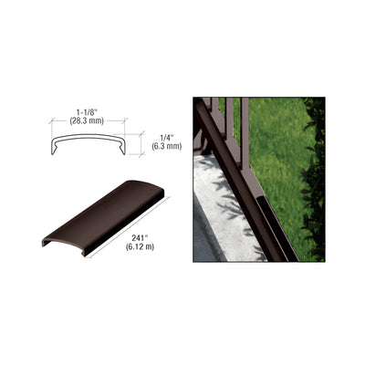 CRL Matte Bronze 100 Series 241" Picket Spacer