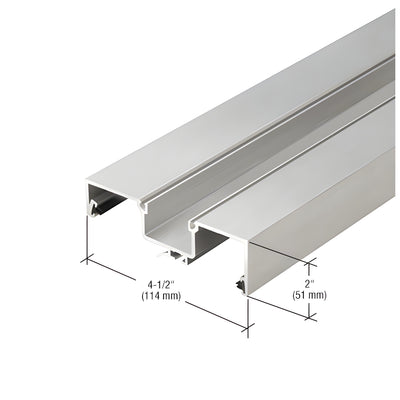 CRL-U.S. Aluminum Clear Anodized Rotating Mullion - 24'-2"