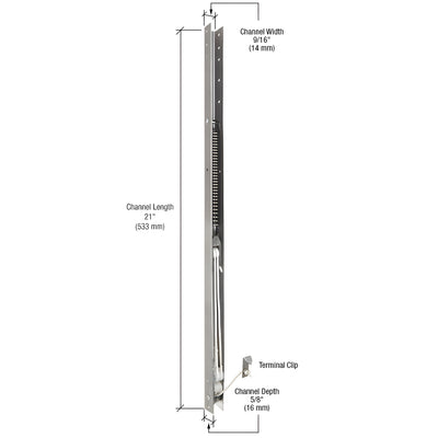 CRL 21" Window Channel Balance - 2010 or 20-1