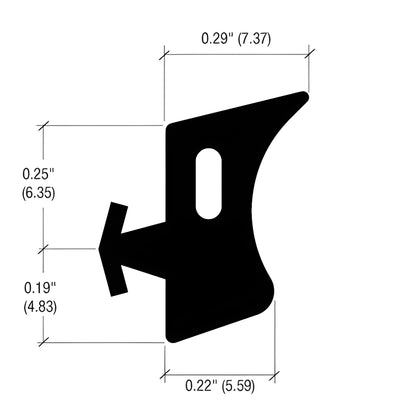 CRL-U.S. Aluminum StormWall XL Dry-Glazed EPDM Gasket - Replacement