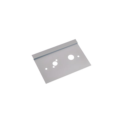 CRL Brushed Stainless 6" x 10" Right Hand Center Lock Latch Guard