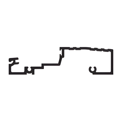 CRL-U.S. Aluminum Clear Anodized Door Threshold - Water Resistant