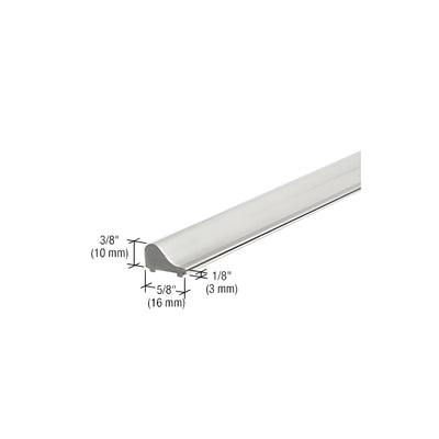 CRL Polished Chrome Frameless Shower Door Tapered Threshold