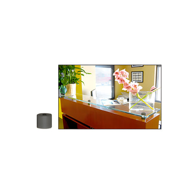 CRL Matte Black 3/4" Diameter by 3/4" Long Standoff Base