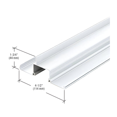 CRL-U.S. Aluminum White KYNAR® Paint Stacking Head Insert - 24'-2"