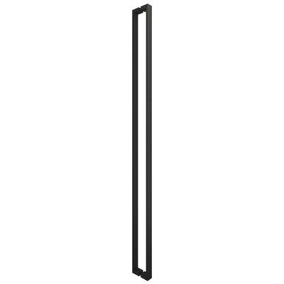 CRL Matte Black 60" Hollow Premium Handle U-Style