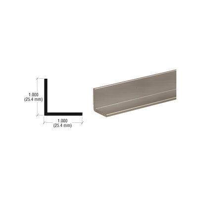 CRL Brushed Nickel 1" Angle Extrusion