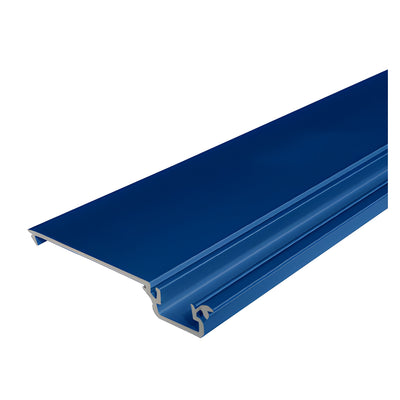 CRL-U.S. Aluminum Shallow Pocket Vertical Insert for 1/4" Glazing, Custom Paint- 24'-2"