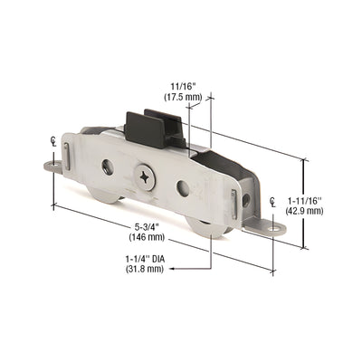 CRL 1-1/4" Stainless Steel Sliding Glass Door Roller - Fits Milgard™ Doors