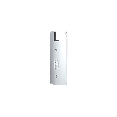 CRL Satin Anodized End Cap for 6" Square 1/2" Glass Wedge-Lock® Door Rail