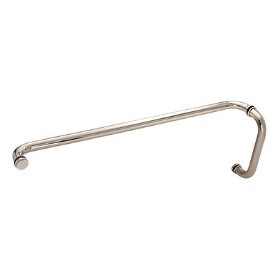 CRL Polished Stainless 10" x 28" Back-to-Back Straight Combination Push and Pull Handle Set