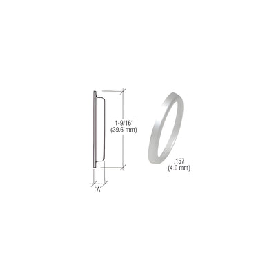 CRL Aluminum .157" Flared Cylinder Ring
