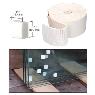 CRL 1/2" Non-Adhesive Foam Shipping Pads - Bulk