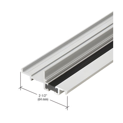 CRL-U.S. Aluminum Door Stop Insert, Thermally Improved, Clear Anodized Class 1 - 21'-2"