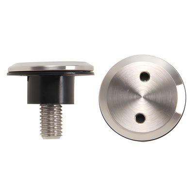 CRL 316 Brushed Stainless Surface Mount Replacement Screw and Gaskets for Laguna Roller Assemblies