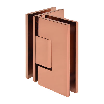 CRL Rose Gold Vienna 092 Series 90 Degree Glass-to-Glass Hinge