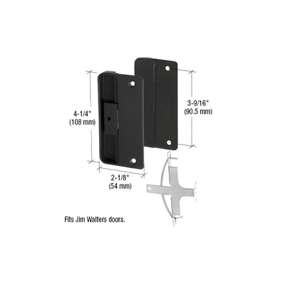 CRL Sliding Screen Latch and Pull With 3-5/8" Screw Holes for Jim Walters Doors