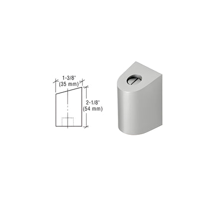 CRL Aluminum 0P400 Offset Pivot, Bottom Door Portion Only