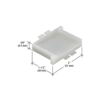 CRL-U.S. Aluminum Water Deflector - 50/Pk
