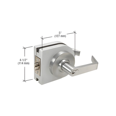 CRL Satin Anodized Schlage® 6-Pin Classroom Lever Lock Housing - Grade 1