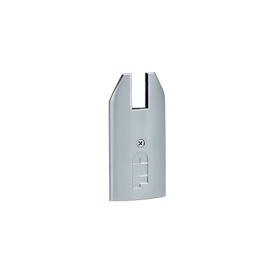 CRL Brushed Stainless End Cap for 4" Tapered 3/4" Glass Wedge-Lock® Door Rail