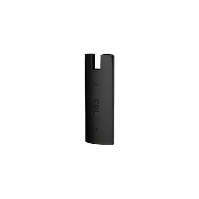 CRL Matte Black End Cap for 6" Square 1/2" Glass Wedge-Lock® Door Rail