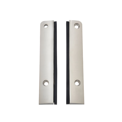 CRL DRX™ 4" Brushed Stainless Steel Split Square End Cap with Filler