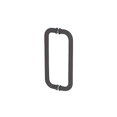 CRL Dark Bronze 10" Back-to-Back Glass Mounted Standard Pull Handle