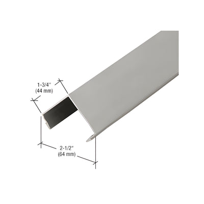 CRL-U.S. Aluminum 90 Degree Inside Corner Cover, Clear Anodized Class 1 - 24'-2"