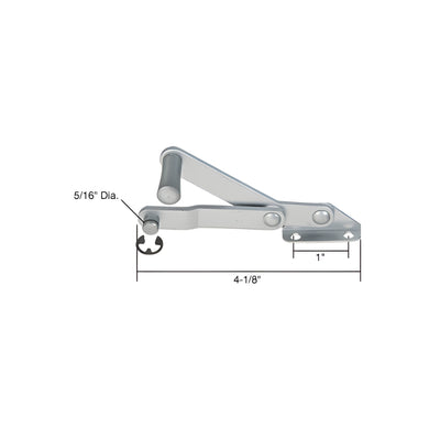 CRL Right Hand Louver or Jalousie Window Operator for International
