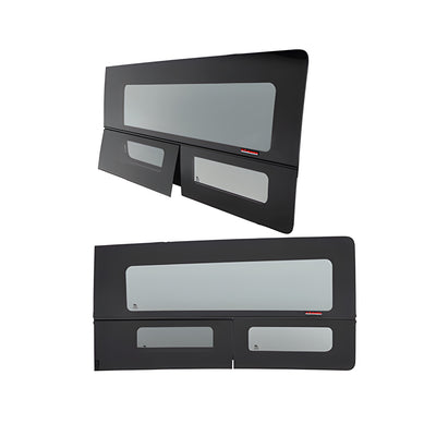 CRL Black 2016-2019 Mercedes Metris Passenger Side Sliding Door Vented Window