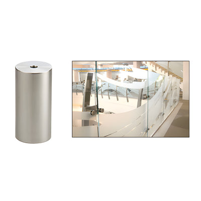 CRL 316 Brushed Stainless 2" Diameter by 4" Long Standoff Base