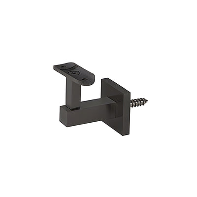 CRL Matte Black Shore Series Wall Mounted Hand Rail Bracket