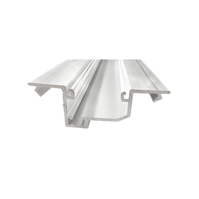 CRL-U.S. Aluminum White KYNAR® Paint Deep Pocket Filler 135 Degree Corner, Thermally Improved - 24'-3"