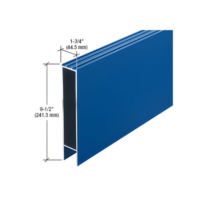 CRL-U.S. Aluminum Custom KYNAR® Paint 9-1/2" A.D.A. Bottom Rail - 13'-6"