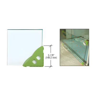 CRL 3/8" Green Armored Corner Protector