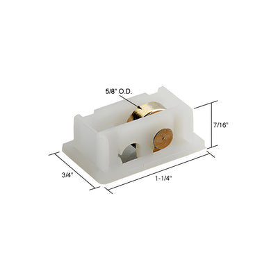 CRL Sliding Window Roller with 5/8" Steel Wheel for Acorn Series 2100 thru 2300 Old Style Windows