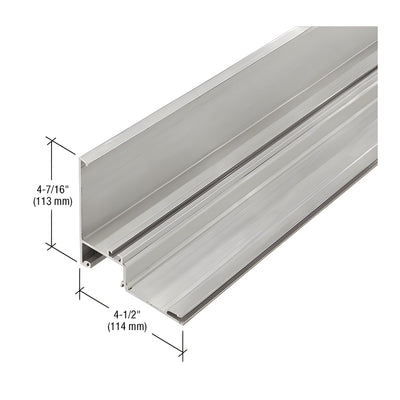 CRL-U.S. Aluminum 90 Degree Outside Corner Half Section - 24'-2", Clear Anodized Class 1