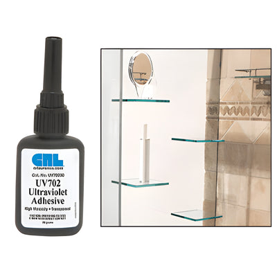 CRL UV702 High-Viscosity UV Adhesive 30g — Fast Cure Glass & Plastics