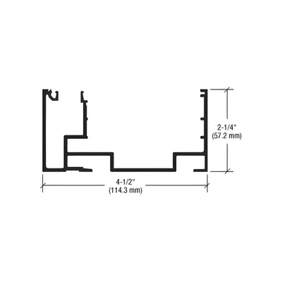 CRL-U.S. Aluminum White KYNAR® Paint Header/Sill - 24'-2"