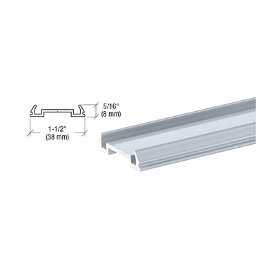 CRL Clear Anodized Standard Bottom Rail Filler 241" Long