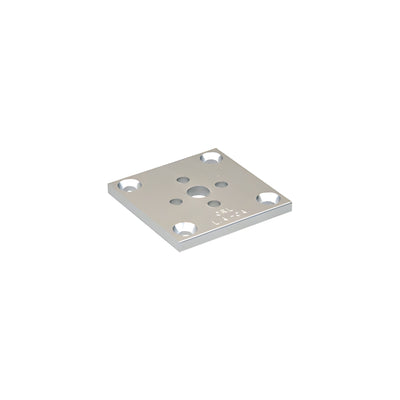 CRL Satin Anodized Standard 2" x 2" Base for Post Extrusion