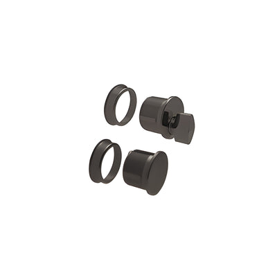 CRL Dark Bronze Anodized Thumbturn and Dummy Combo