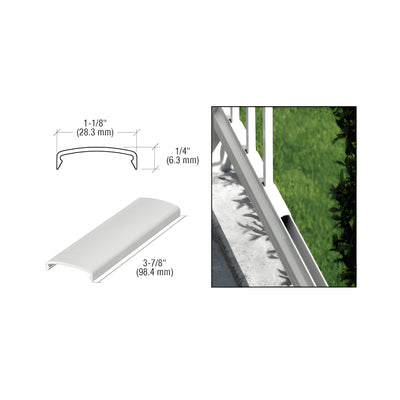 CRL Silver Metallic 100 Series 3-7/8" Picket Spacer