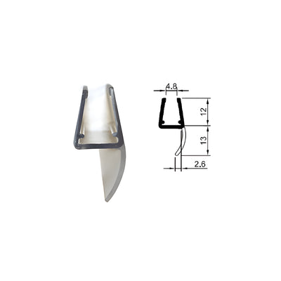 CRL 'Y' Jamb Seal with Soft Leg for 6mm (1/4") and 8mm (5/16") Glass