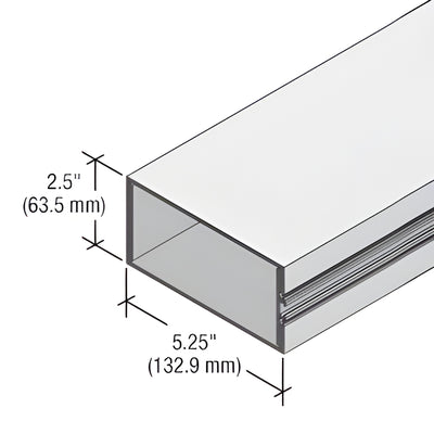 CRL-U.S. Structural Glazed Aluminum Vertical Mullion for StormWall XL
