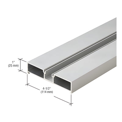 CRL-U.S. Aluminum Door Jamb, Clear Anodized Class 1 - 24'-2"